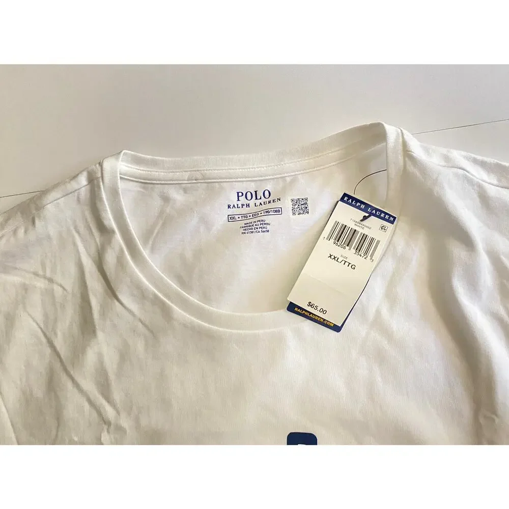 Polo Ralph Lauren T-Shirt White 2XL/2TG NWT